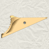 Blaser R8 - steel safety slide (gold color)