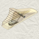Blaser R8 - steel safety slide (gold color)