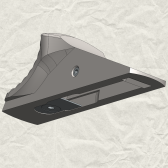 Blaser R8 - steel safety slide (silver color)