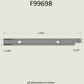 Remington 870 - complete ejector kit (RH 12g, Super Magnum 3.5") 