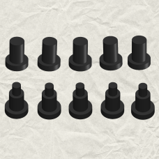 Remington 870 - ejector rivets, set of 10