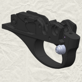 Remington - left handed safety (dome head)